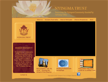 Tablet Screenshot of nyingmatrust.org